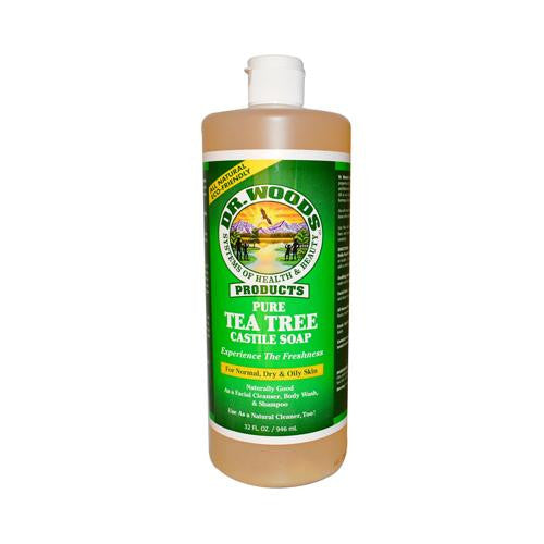 Dr. Woods Pure Castile Soap Tea Tree - 32 Fl Oz