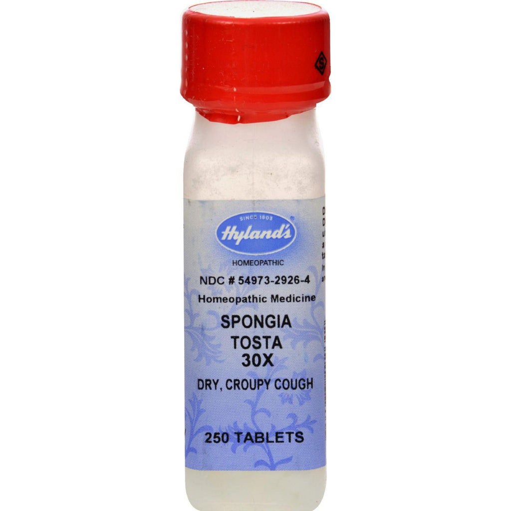 Hyland's Spongia Tosta 30x - 250 Tablets