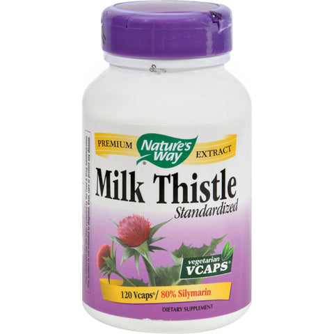 Nature's Way Milk Thistle Standardized - 120 Vegetarian Capsules