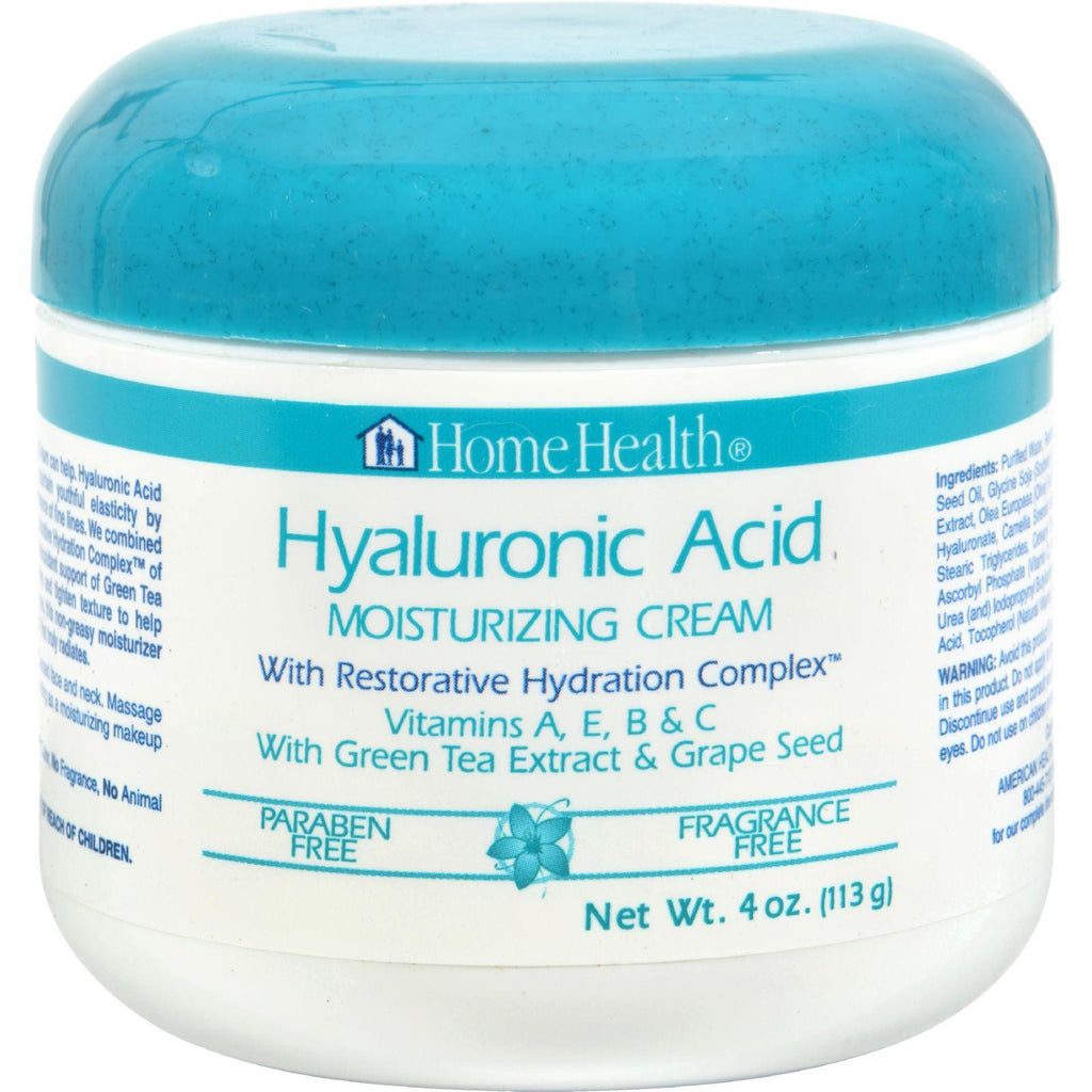 Home Health Hyaluronic Acid Moisturizing Cream - 4 Oz