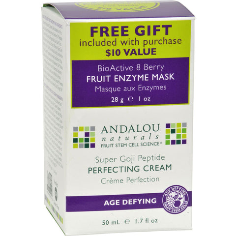 Andalou Naturals Super Goji Peptide Perfecting Cream - 1.7 Fl Oz