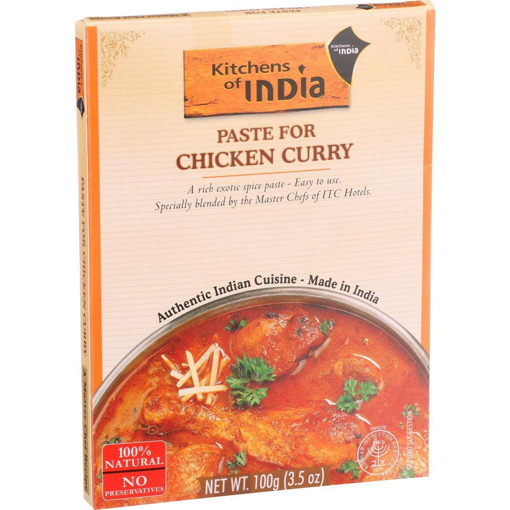 Kitchen Of India Paste - Chicken Curry - 3.5 Oz - Case Of 6