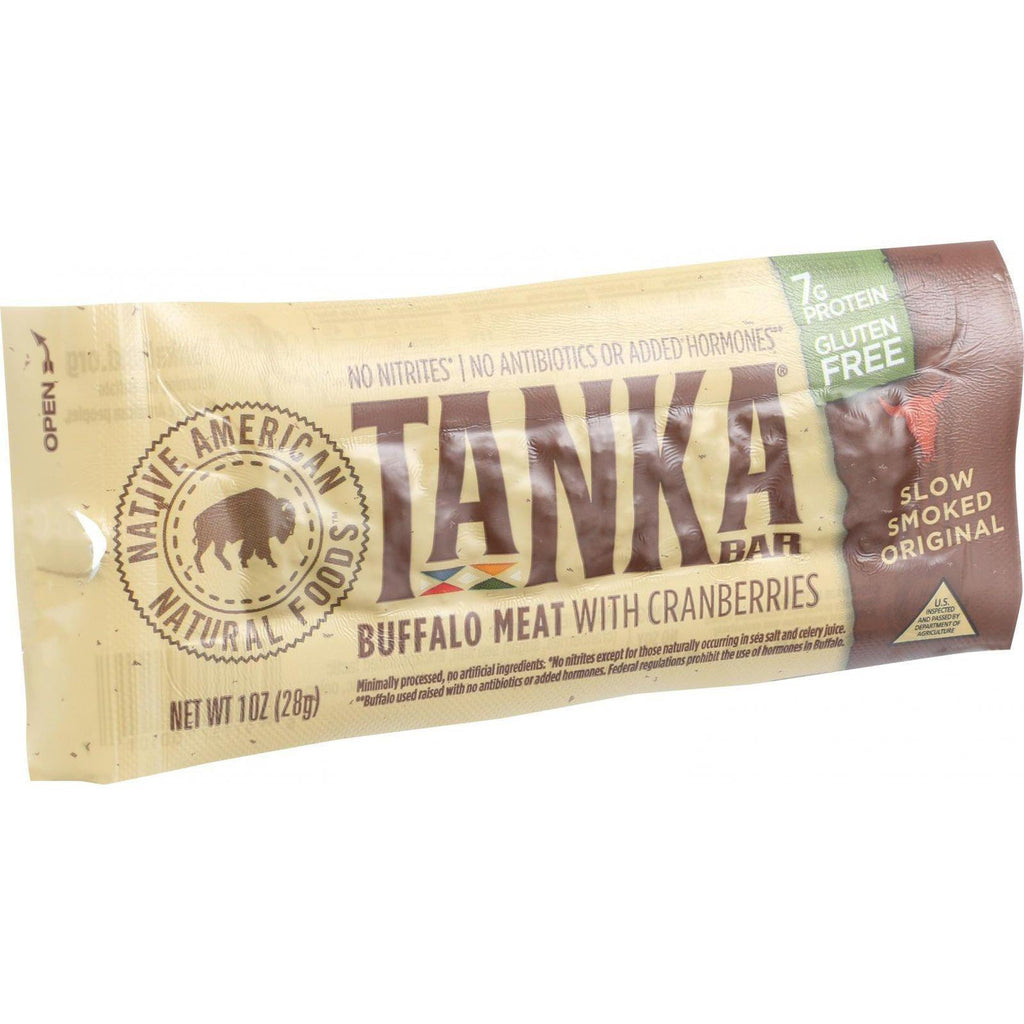 Tanka Bar - Buffalo With Cranberry - 1 Oz - Case Of 12