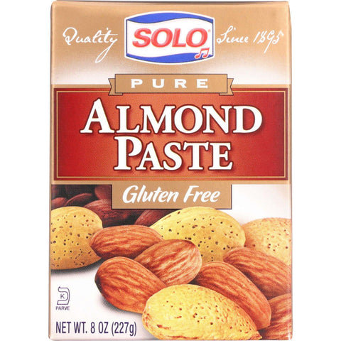 Solo Almond Paste - 8 Oz - Case Of 12