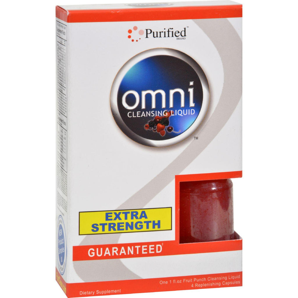 Heaven Sent Omni Cleansing Liquid Concentrate Plus 4 Cleansing Caps Fruit Punch - 1 Fl Oz