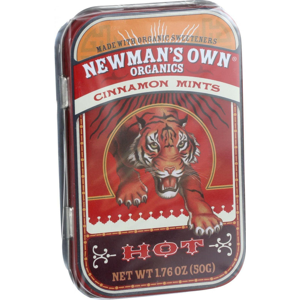 Newman's Own Organics Mints - Organic - Cinnamon - 1.65 Oz - Case Of 6