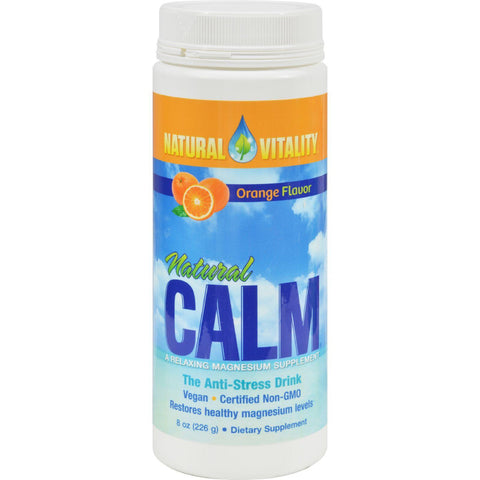 Natural Vitality Natural Magnesium Calm Orange - 8 Oz