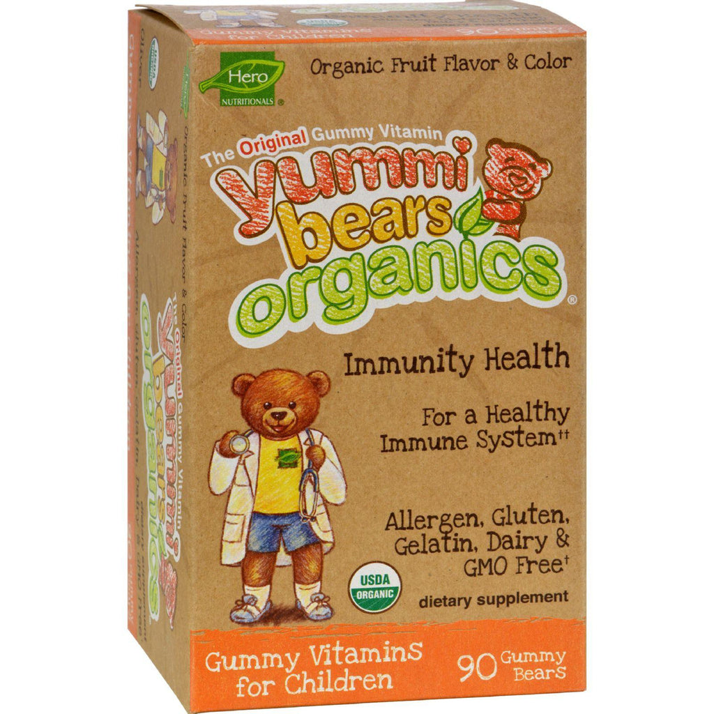 Hero Nutritional Products Organic Yummi Bears Immunity Shield - 90 Count