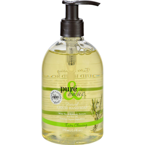 Pure And Basic Hand Soap - Liquid - Extra Cleansing - 12.5 Oz