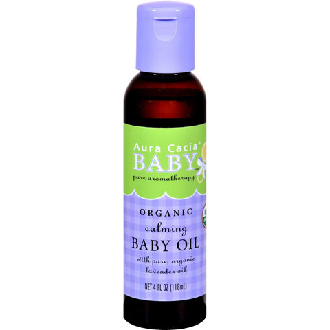 Aura Cacia Baby Organic Calming Oil - 4 Fl Oz
