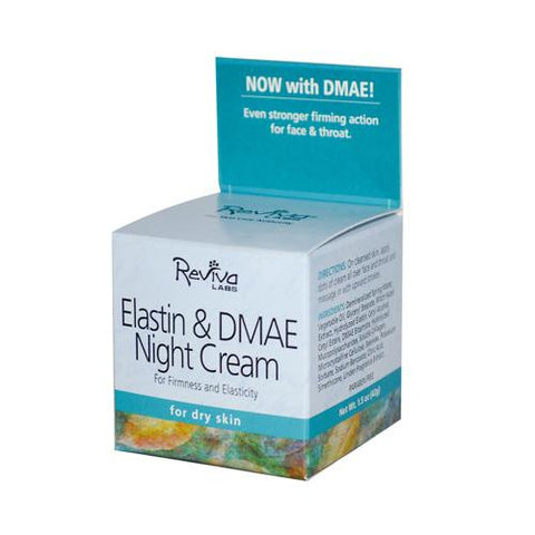 Reviva Labs Elastin And Dmae Night Cream - 1.5 Oz