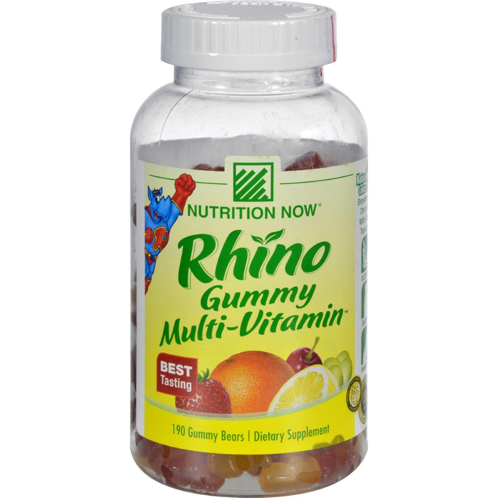 Nutrition Now Rhino Gummy Multi-vitamin - 190 Gummy Bears