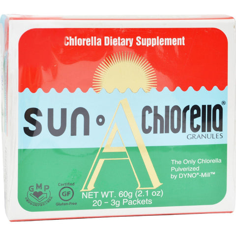 Sun Chlorella A Granules - 20 Individually Wrapped Packs