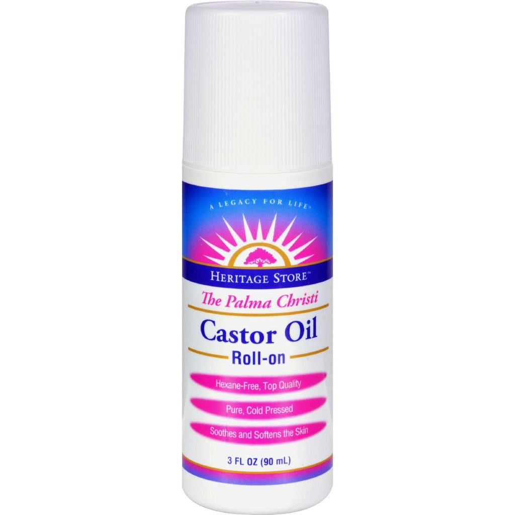 Heritage Products The Palma Christi Castor Oil Roll-on - 3 Fl Oz