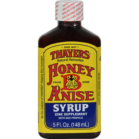 Thayers Honey-b-anise Sore Throat Syrup - 5 Fl Oz