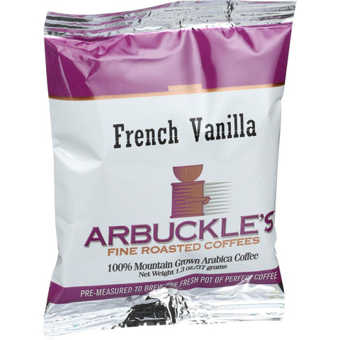 Arbuckles' Coffee - French Vanilla - 1.3 Oz - Case Of 10