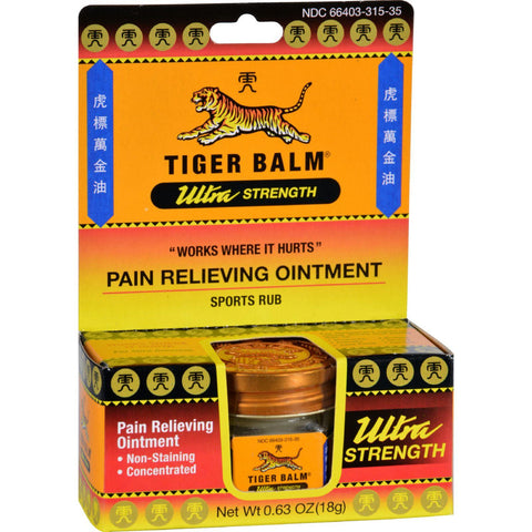 Tiger Balm Pain Relief Ointment - 0.63 Oz - Case Of 6