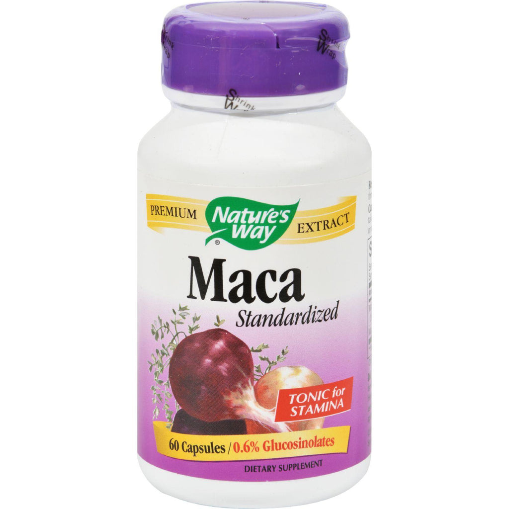 Nature's Way Maca Standardized - 60 Capsules