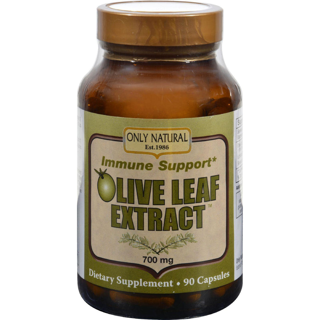 Only Natural Olive Leaf Extract - 700 Mg - 90 Capsules