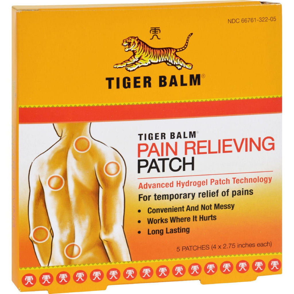 Tiger Balm Patch Display Center - Case Of 6 - 5 Packs