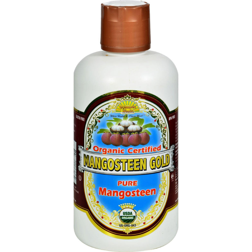 Dynamic Health Organic Certifiied Mangosteen Gold - 32 Fl Oz