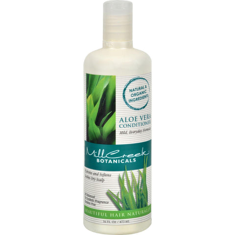 Mill Creek Organic Aloe Vera Conditioner - 16 Fl Oz