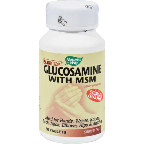 Nature's Way Flexmax Glucosamine With Msm - 80 Tablets