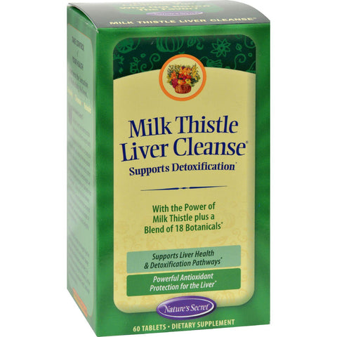 Nature's Secret Milk Thistle Liver Cleanse - 60 Tablets