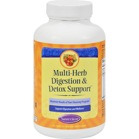 Nature's Secret Multi-herb Digestion And Detox Support - 275 Tablets