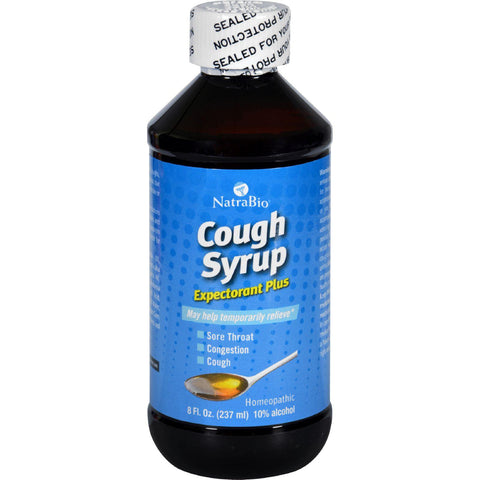 Natrabio Cough Syrup Expectorant Plus - 8 Fl Oz