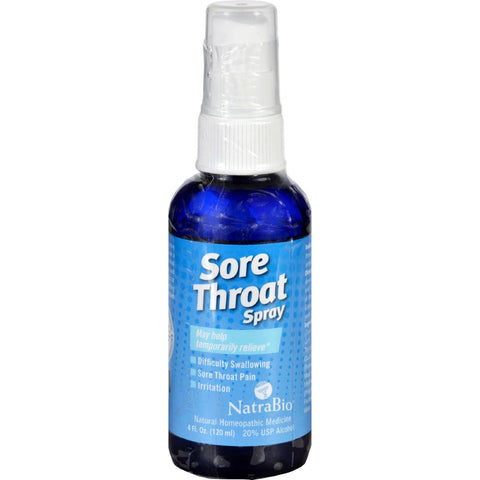 Natra-bio Sore Throat Pain Relief - 4 Oz