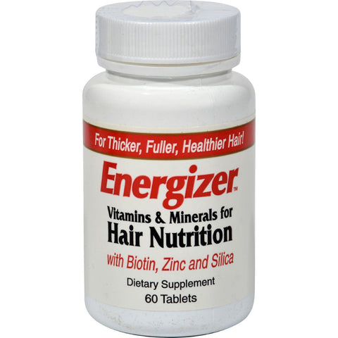 Hobe Labs Energizer Vitamins And Minerals For Hair Nutrition - 60 Tablets