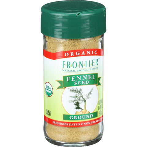 Frontier Herb Fennel Seed - Organic - Ground - 1.60 Oz