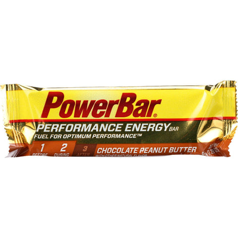 Powerbar Bar - Performance Energy - Chocolate Peanut Butter - 2.29 Oz - Case Of 12