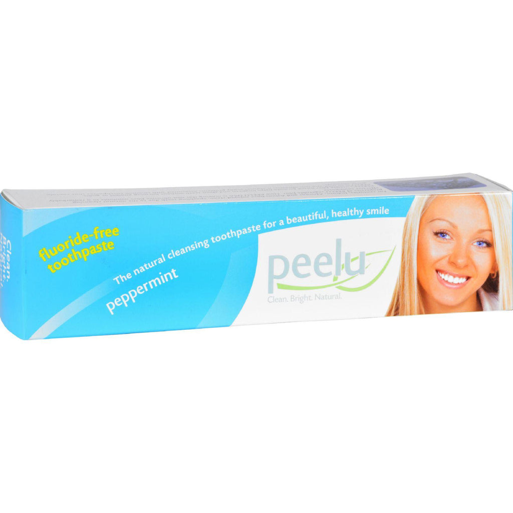 Peelu Toothpaste - Fluoride Free - Peppermint - 7 Oz