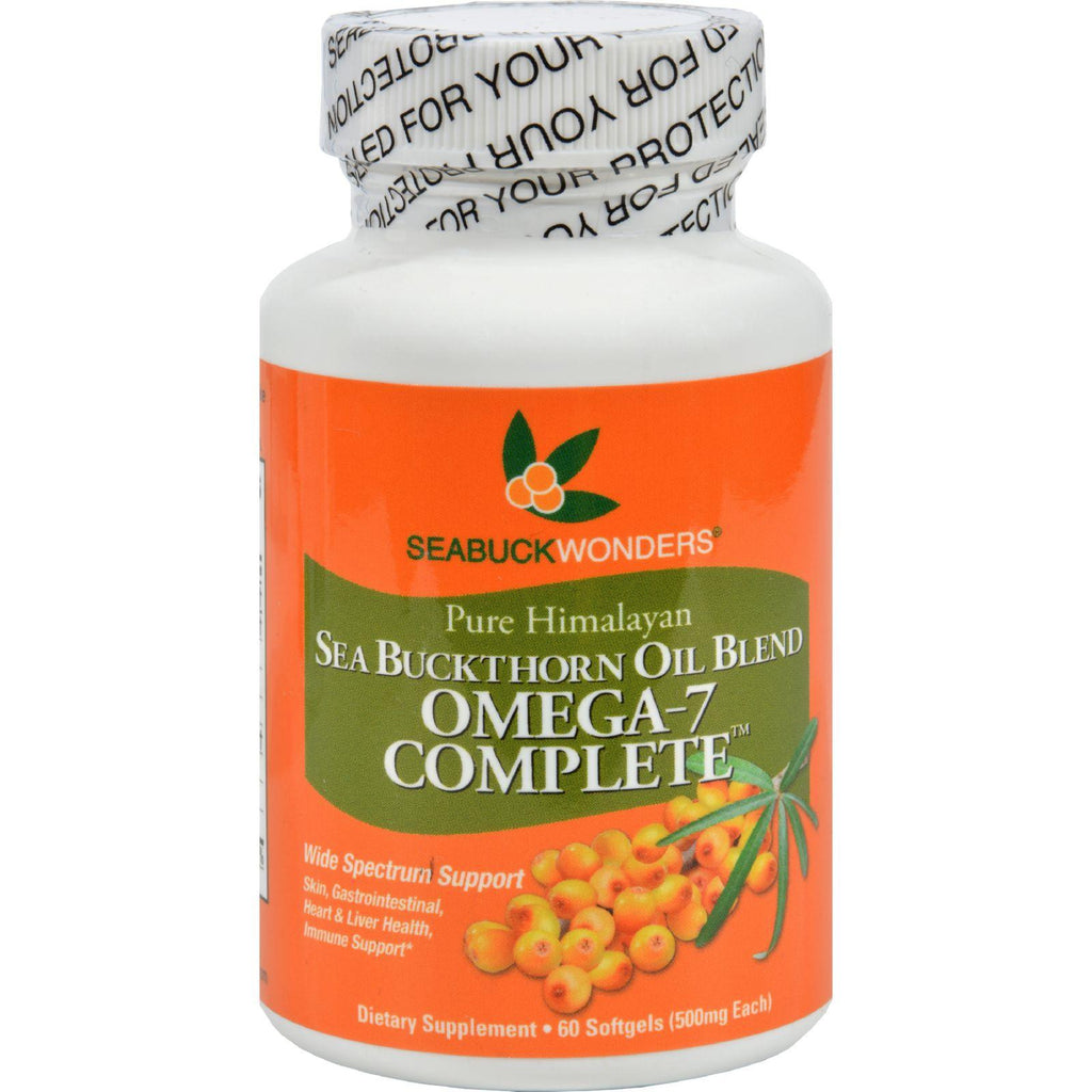 Seabuck Wonders Sea Buckthorn Omega 7 Complete - 500 Mg - 60 Softgels