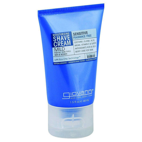 Giovanni Hair Care Products Moisturizing Shave Cream - Sensitive Fragrance Free - 1.5 Oz