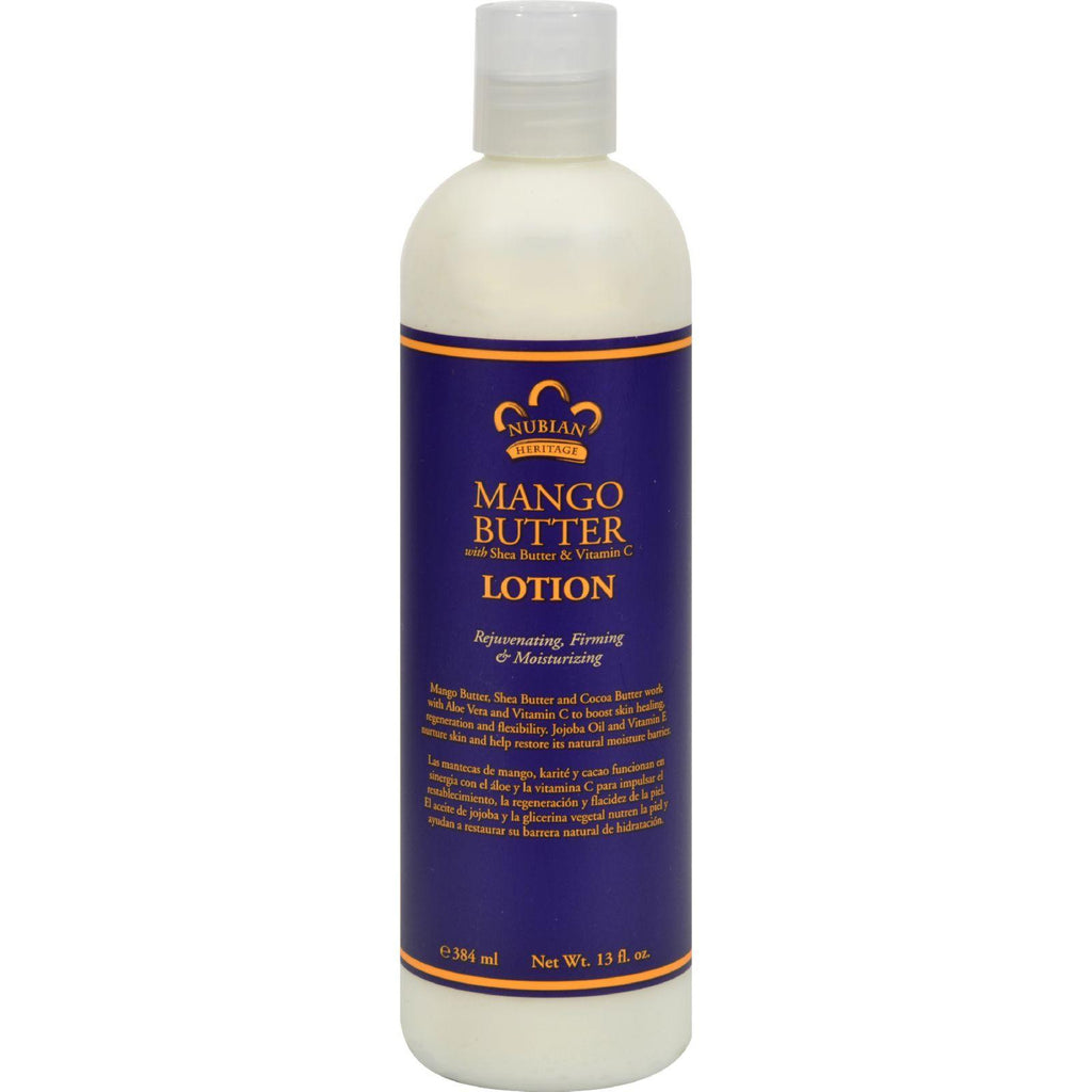 Nubian Heritage Lotion - Mango Butter - 13 Oz