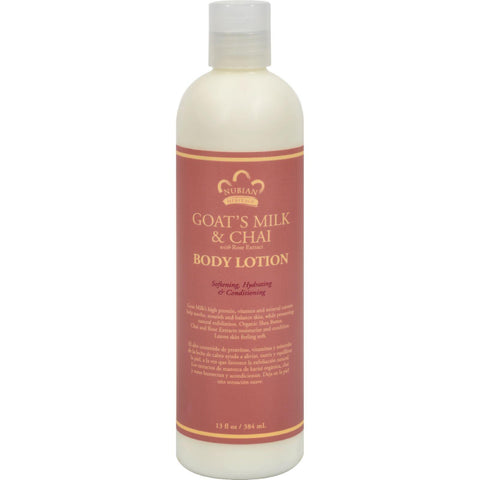 Nubian Heritage Lotion - Goats Milk And Chai - 13 Fl Oz