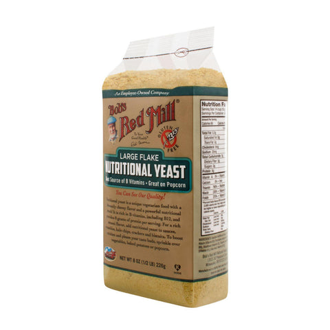 Bob's Red Mill Gluten Free Large Flake Nutritional Yeast - 8 Oz - Case Of 4