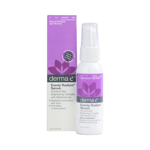 Derma E Evenly Radiant Serum - 2 Fl Oz