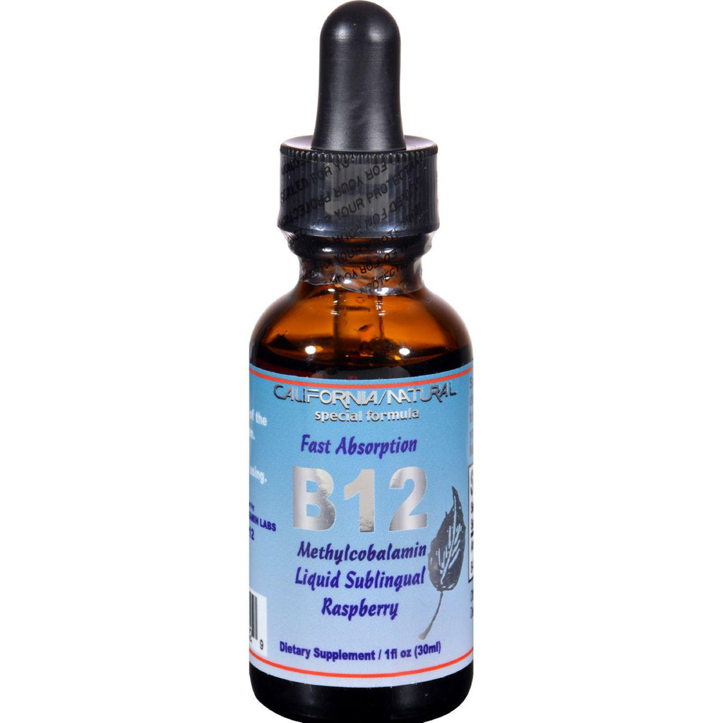 California Natural B12 Liquid Raspberry - 1 Fl Oz