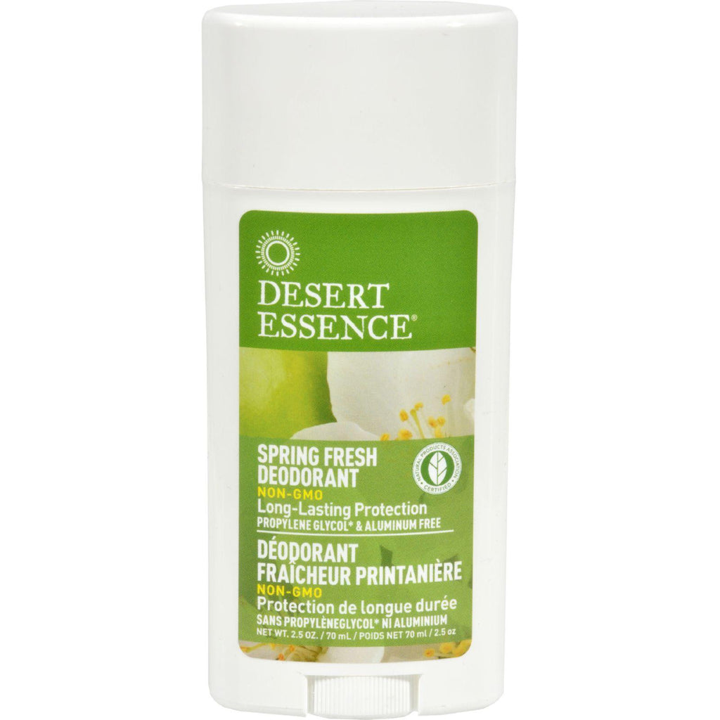 Desert Essence Deodorant - Spring Fresh - 2.5 Oz