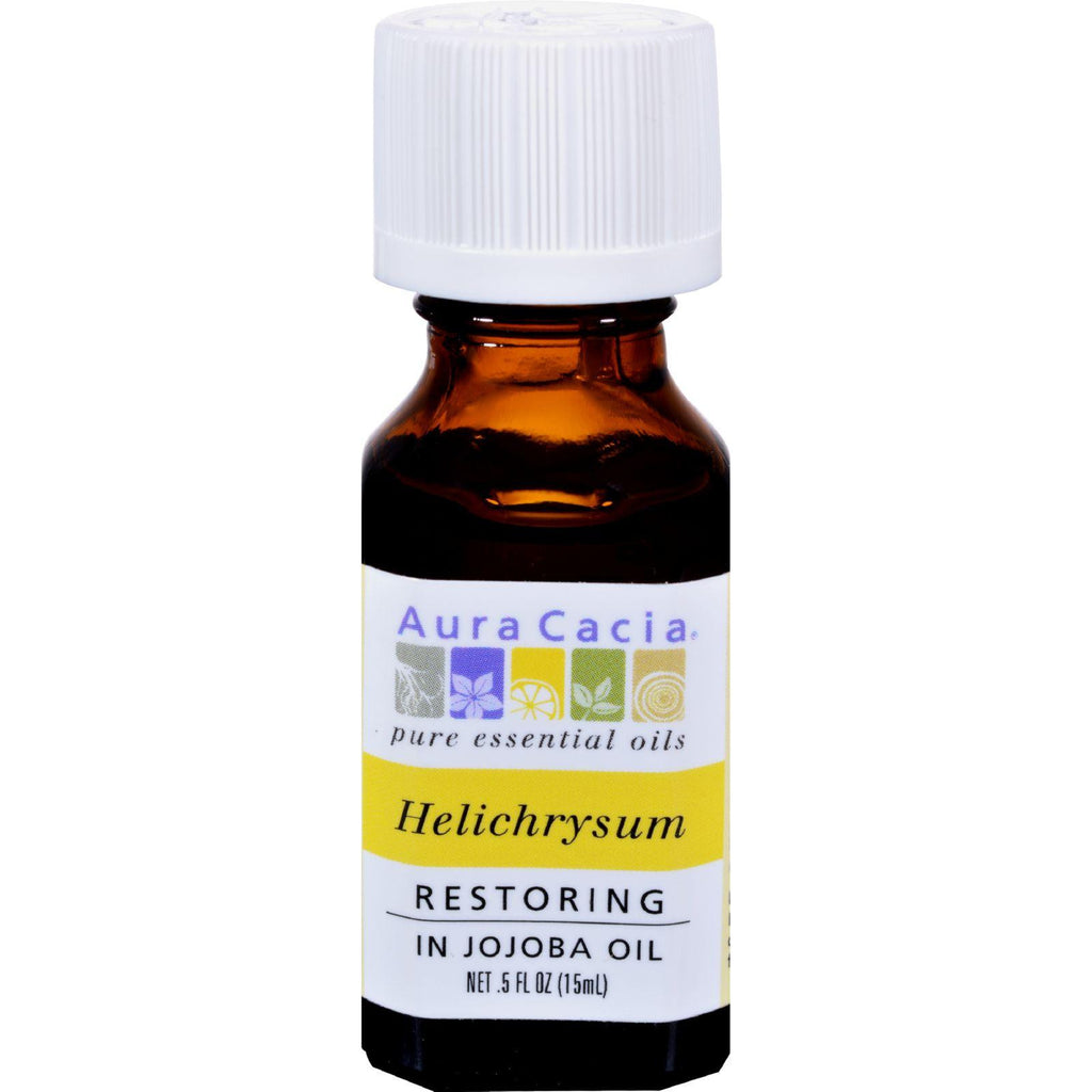 Aura Cacia Helichrysym In Jojoba Oil - 0.5 Fl Oz