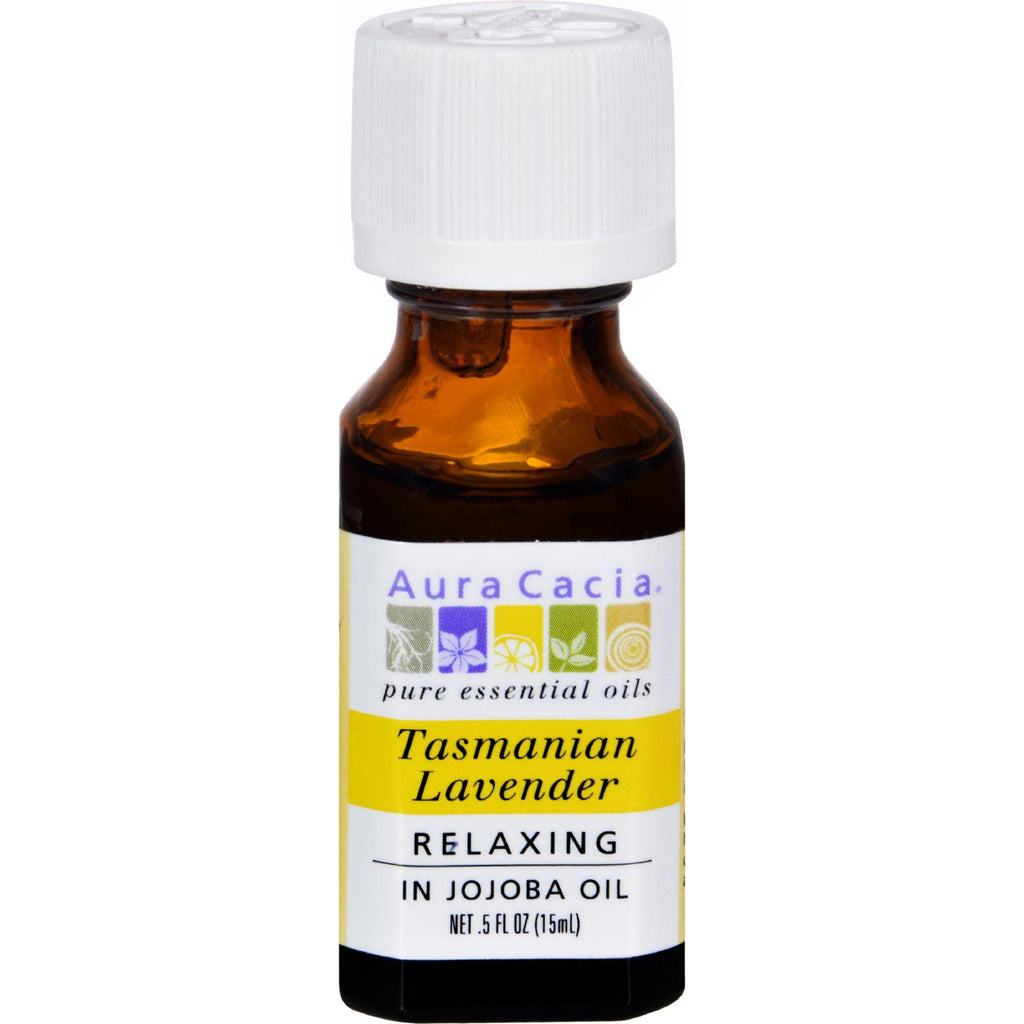 Aura Cacia Tasmanian Lavender In Jojoba Oil - 0.5 Fl Oz