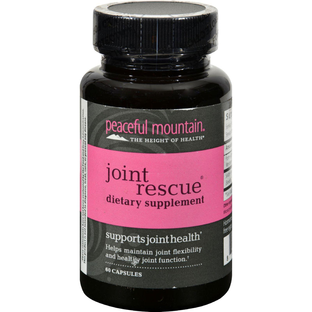 Peaceful Mountain Joint Rescue Dietary Supplement - 60 Caps