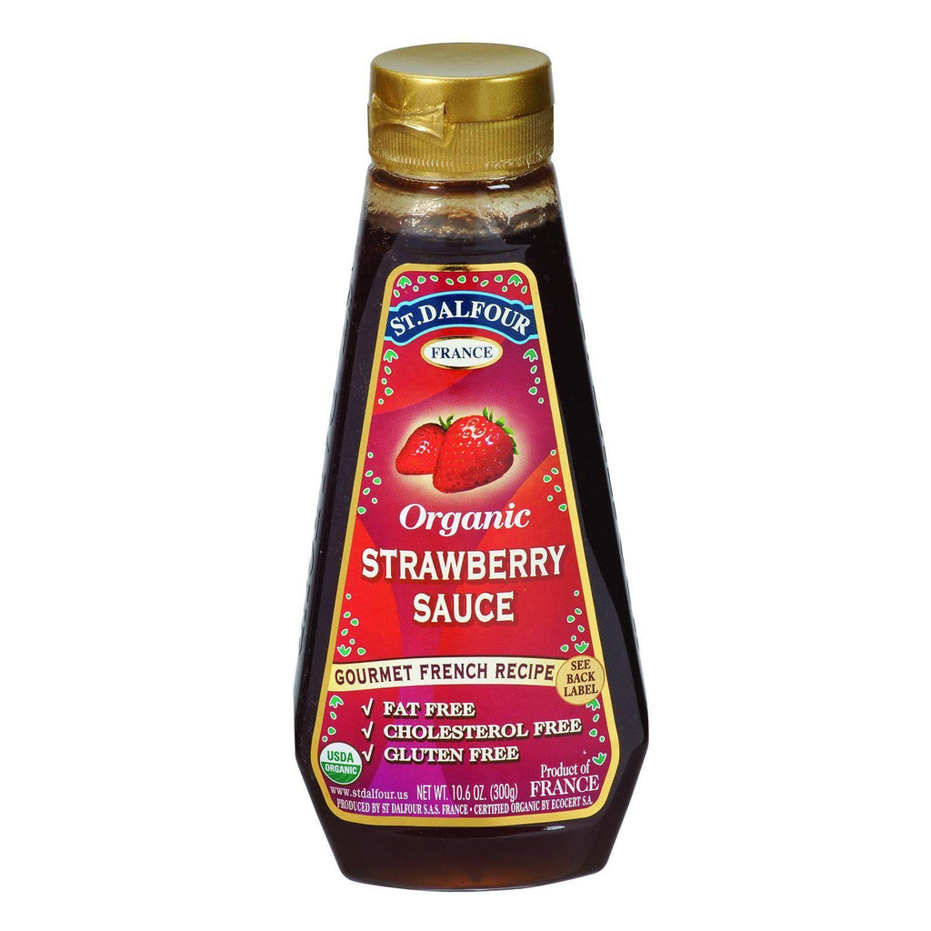 St Dalfour Organic Strawberry Sauce - 10.6 Oz - Case Of 6