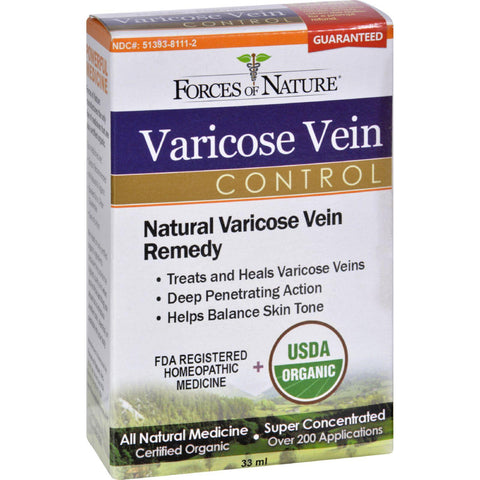 Forces Of Nature Organic Varicose Vein Control - 33 Ml
