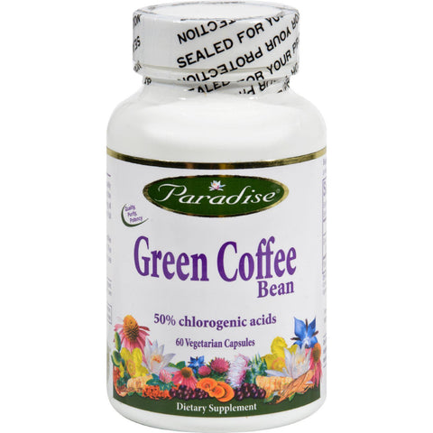 Paradise Herbs Green Coffee Bean - 60 Vegetarian Capsules