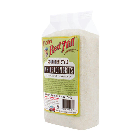 Bob's Red Mill White Corn Grits - Polenta - 24 Oz - Case Of 4